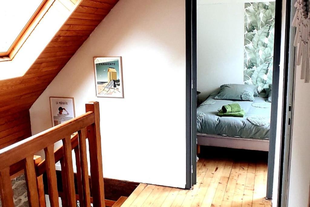 Maison De Pecheur Bord De Mer Bois Et Pierre 6-8 Pers Plobannalec Exteriör bild