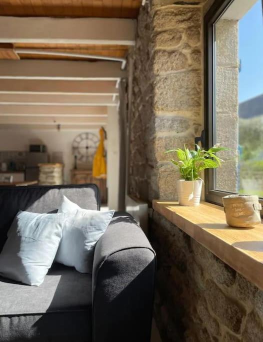 Maison De Pecheur Bord De Mer Bois Et Pierre 6-8 Pers Plobannalec Exteriör bild