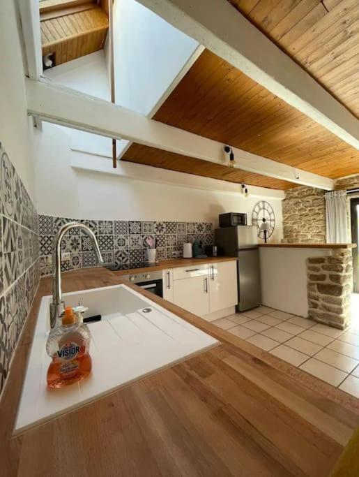 Maison De Pecheur Bord De Mer Bois Et Pierre 6-8 Pers Plobannalec Exteriör bild