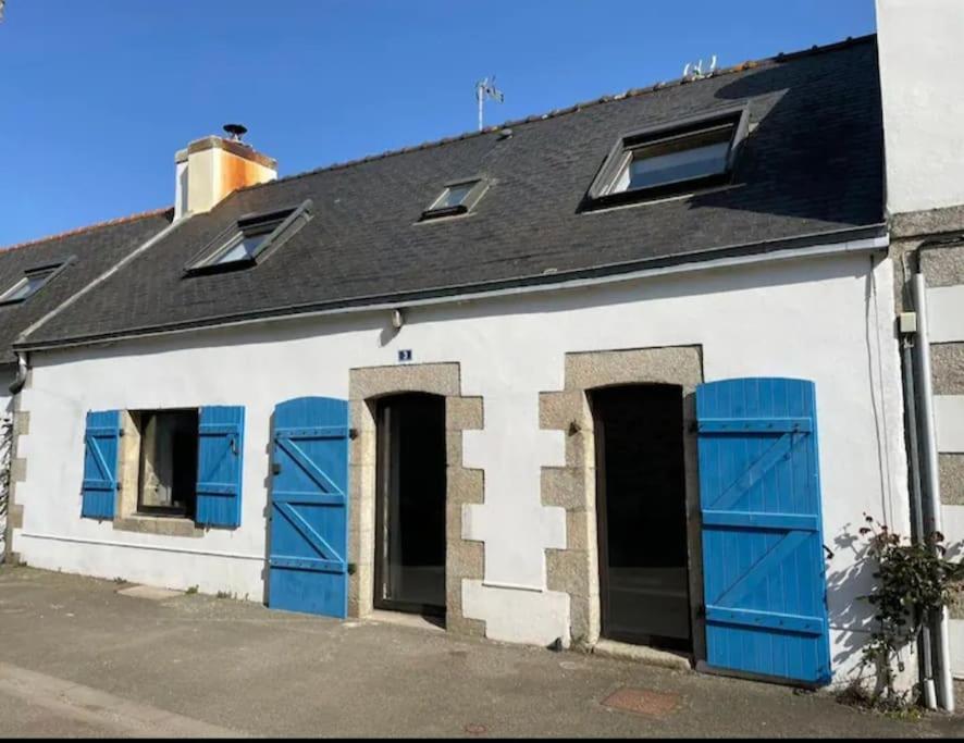 Maison De Pecheur Bord De Mer Bois Et Pierre 6-8 Pers Plobannalec Exteriör bild