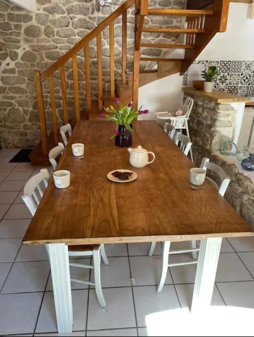 Maison De Pecheur Bord De Mer Bois Et Pierre 6-8 Pers Plobannalec Exteriör bild