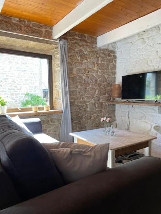 Maison De Pecheur Bord De Mer Bois Et Pierre 6-8 Pers Plobannalec Exteriör bild