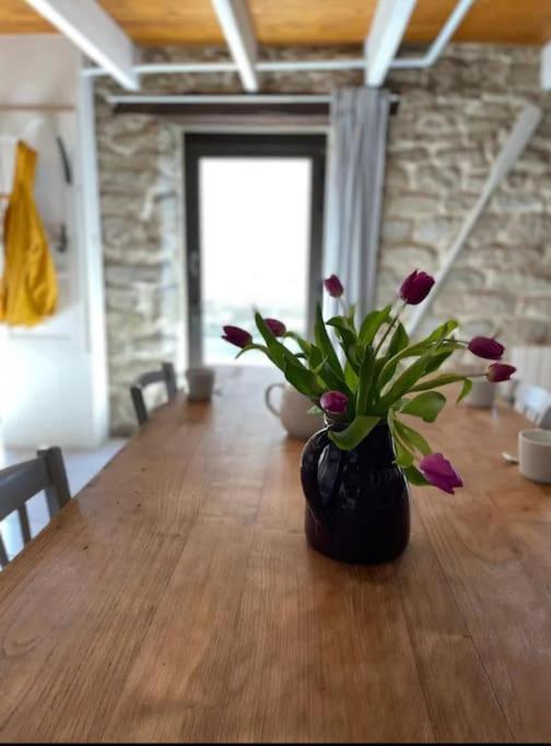Maison De Pecheur Bord De Mer Bois Et Pierre 6-8 Pers Plobannalec Exteriör bild