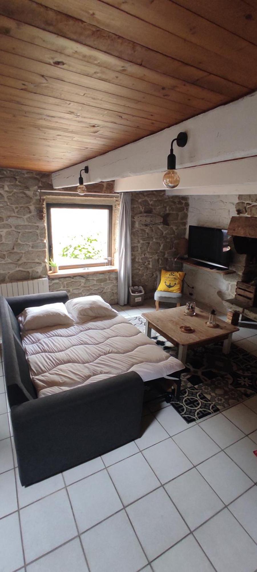 Maison De Pecheur Bord De Mer Bois Et Pierre 6-8 Pers Plobannalec Exteriör bild